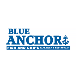 Blue Anchor Fish & Chips logo.